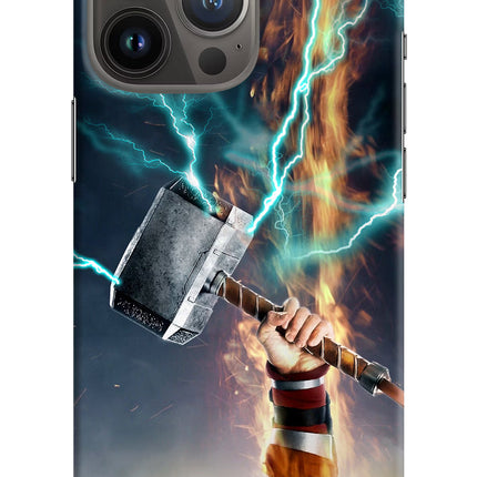 Thor Hammer Mjolnir iPhone 13 Pro Hard Case Back Cover by Casekaro