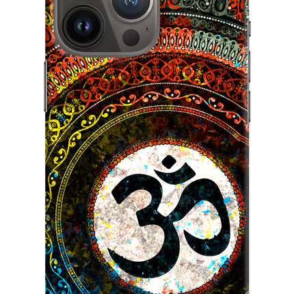 Om Cultural iPhone 13 Pro Hard Case Back Cover by Casekaro