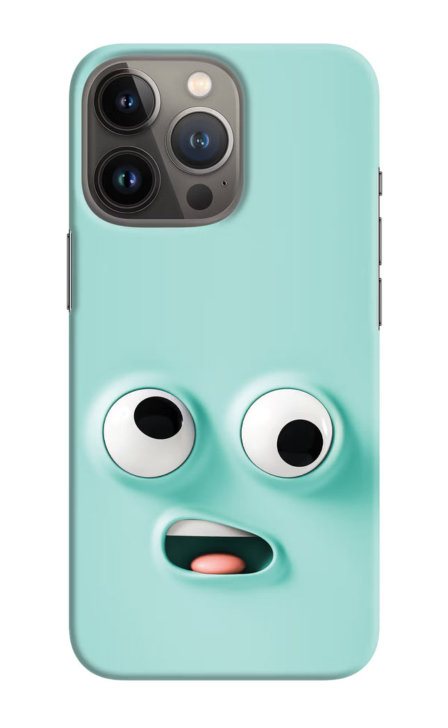 Funny Cartoon iPhone 13 Pro Hard Case Back Cover by Casekaro
