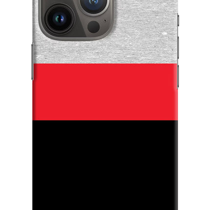 Tri Color Pattern iPhone 13 Pro Hard Case Back Cover by Casekaro