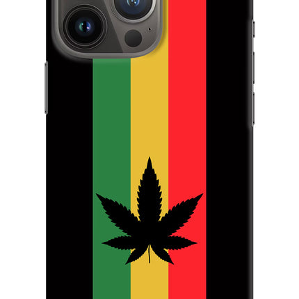 Weed Flag iPhone 13 Pro Hard Case Back Cover by Casekaro