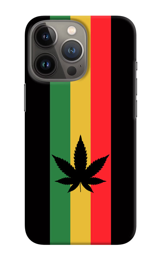Weed Flag iPhone 13 Pro Hard Case Back Cover by Casekaro