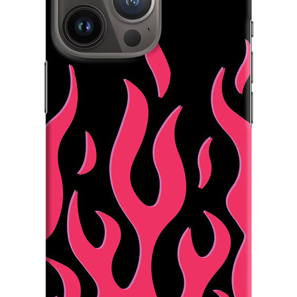 Fire Flames iPhone 13 Pro Hard Case Back Cover by Casekaro