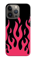 Fire Flames iPhone 13 Pro Hard Case Back Cover by Casekaro