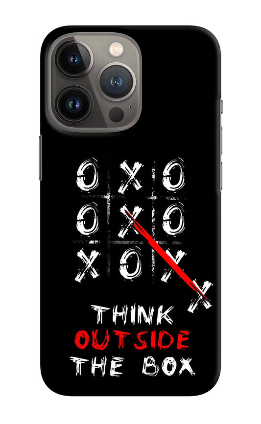 Think out of the BOX iPhone 13 Pro Hard Case Back Cover by Casekaro