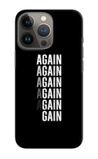 Again Again Gain iPhone 13 Pro Hard Case Back Cover by Casekaro