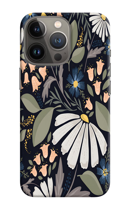 Flowers Art iPhone 13 Pro Hard Case Back Cover by Casekaro