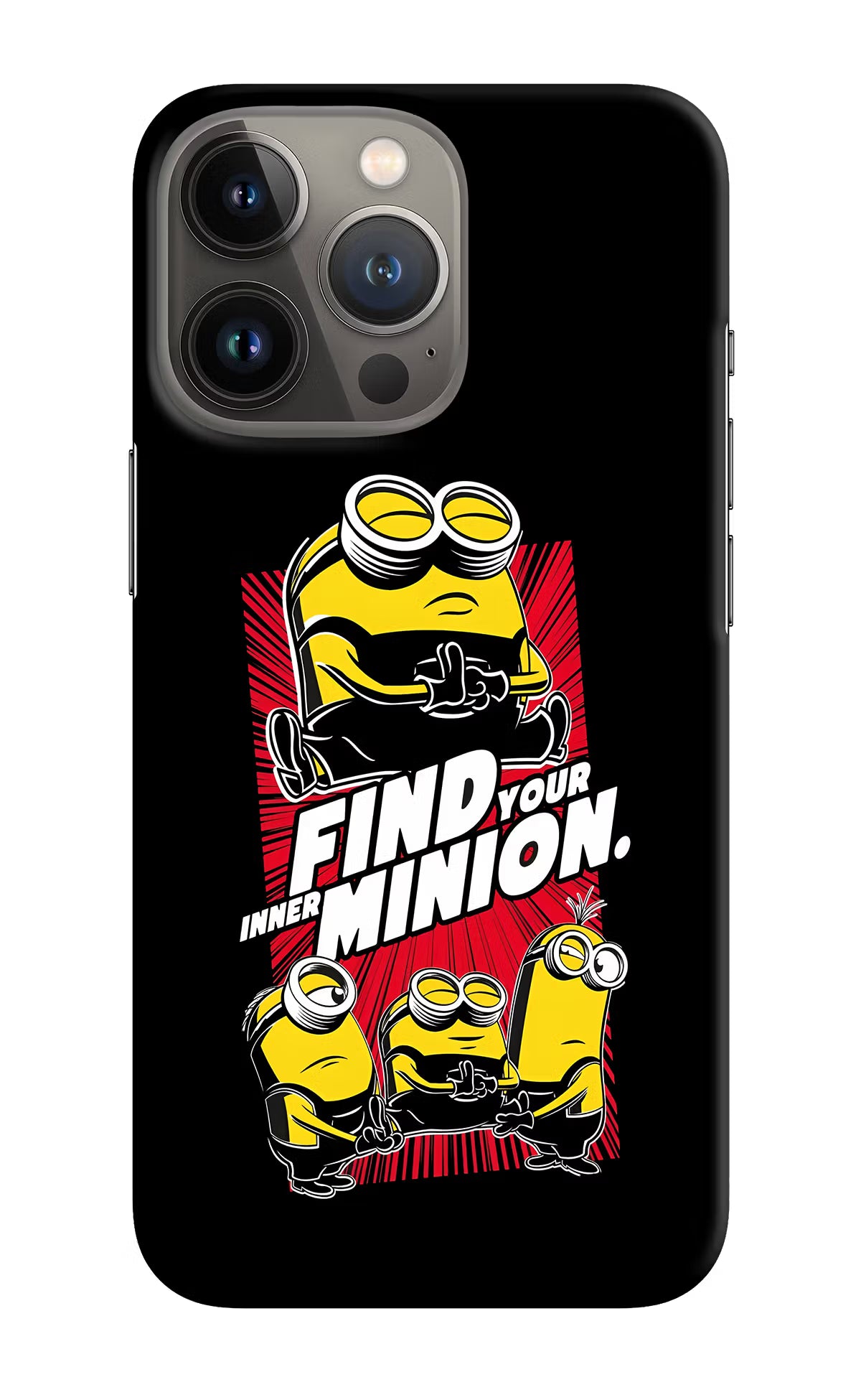 Find your inner Minion iPhone 13 Pro Hard Case Back Cover by Casekaro