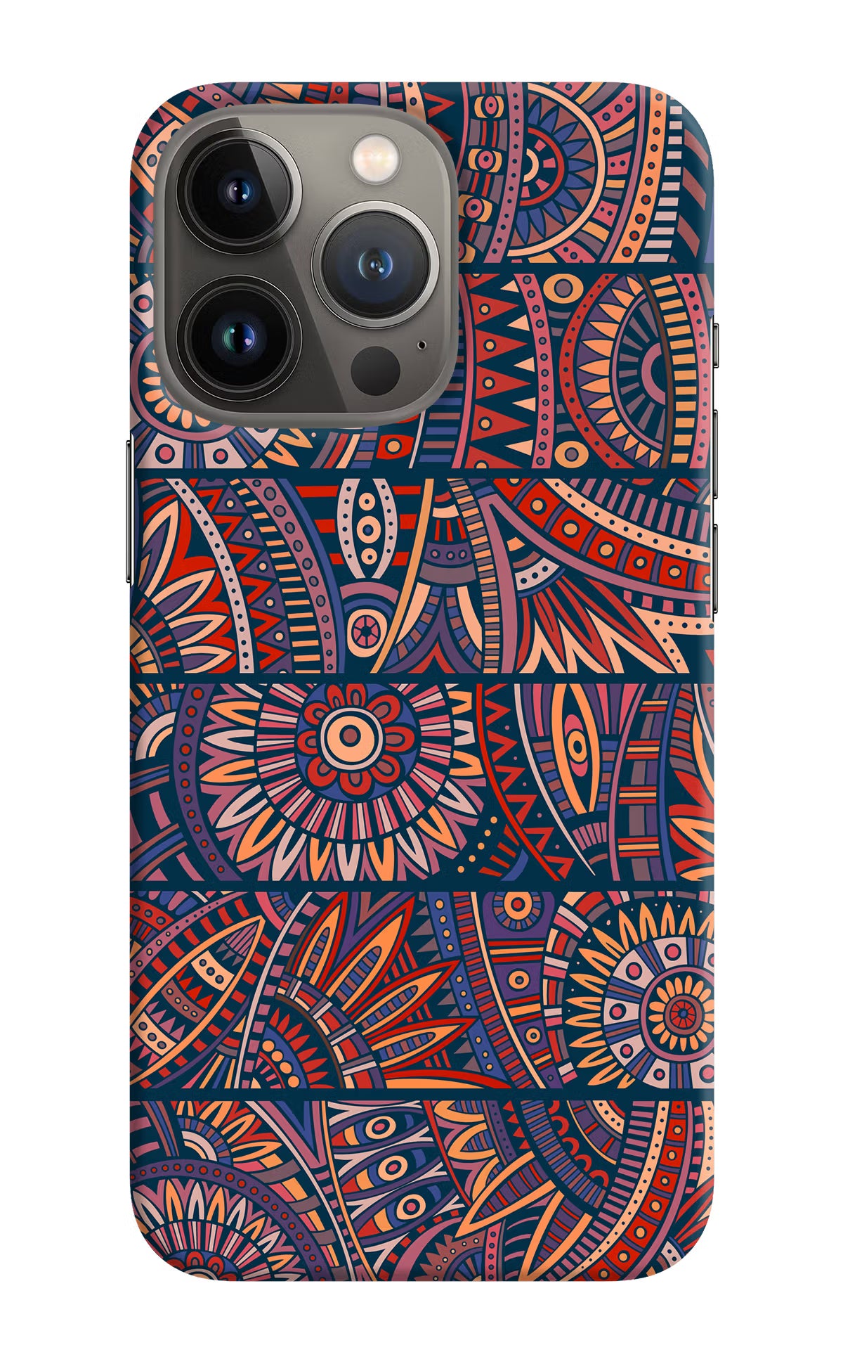 African Culture Design iPhone 13 Pro Hard Case Back Cover by Casekaro