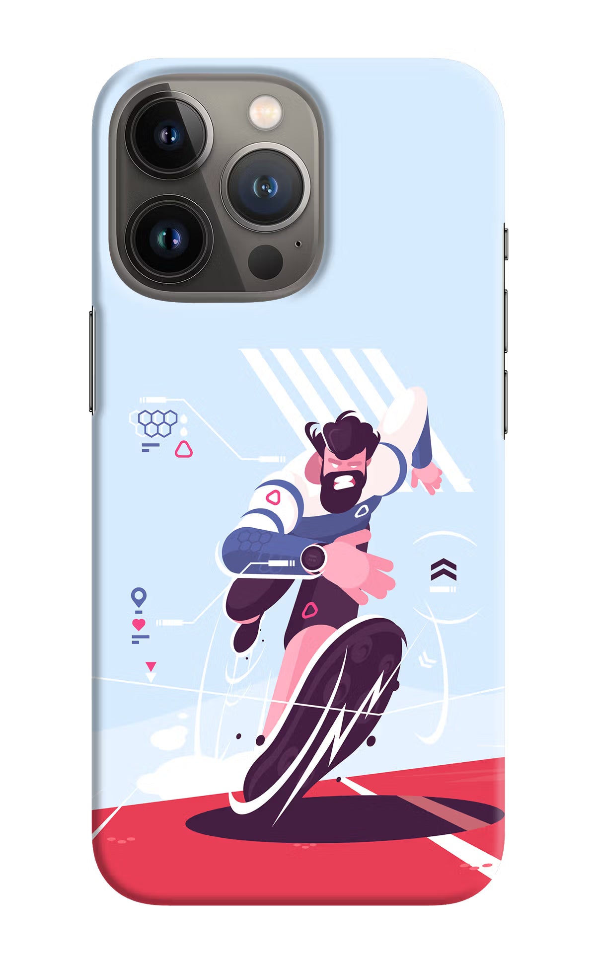 Run Pro iPhone 13 Pro Hard Case Back Cover by Casekaro