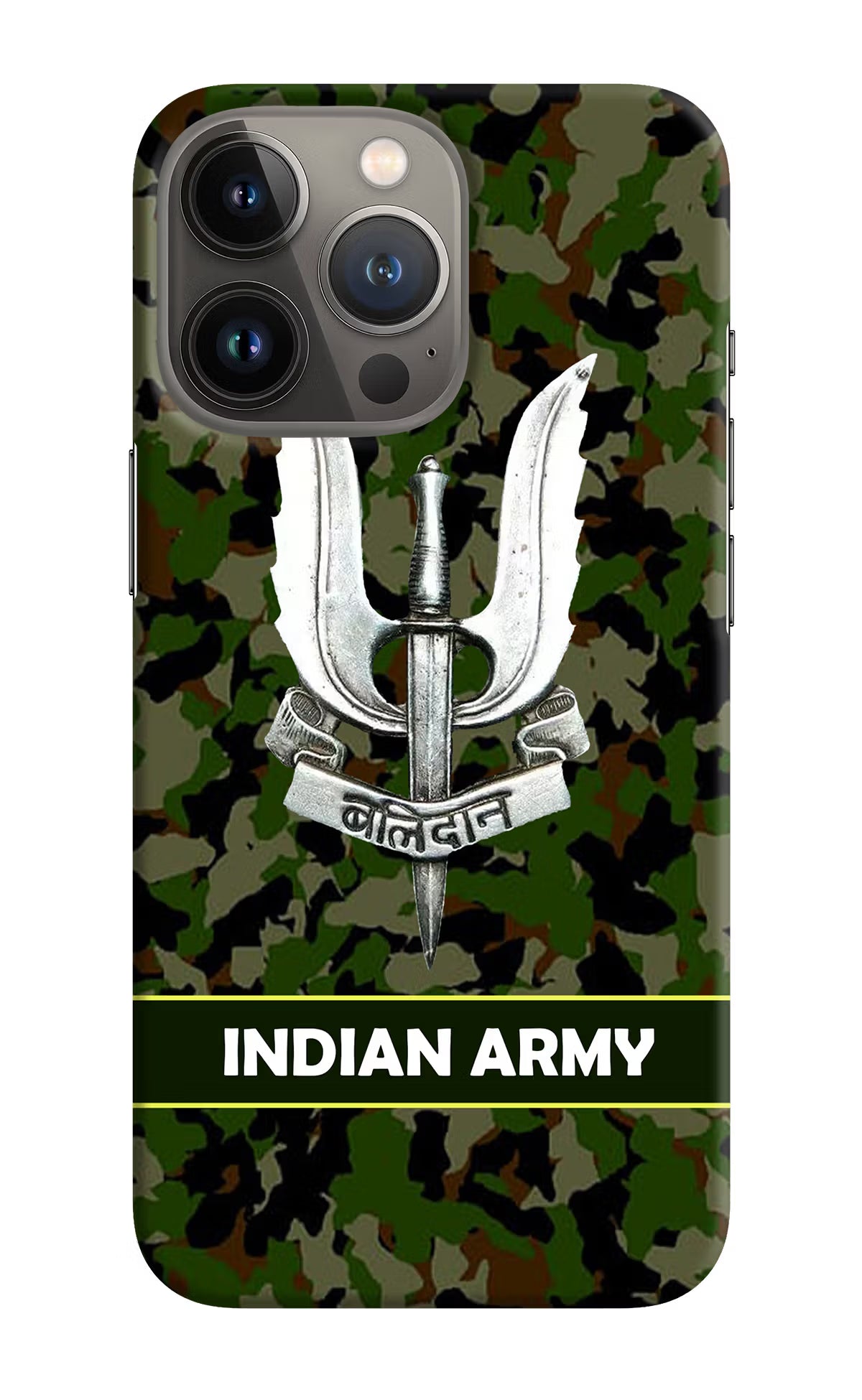 Balidan Indian Logo iPhone 13 Pro Hard Case Back Cover by Casekaro