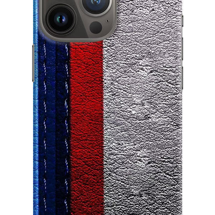 BMW Stripes iPhone 13 Pro Hard Case Back Cover by Casekaro