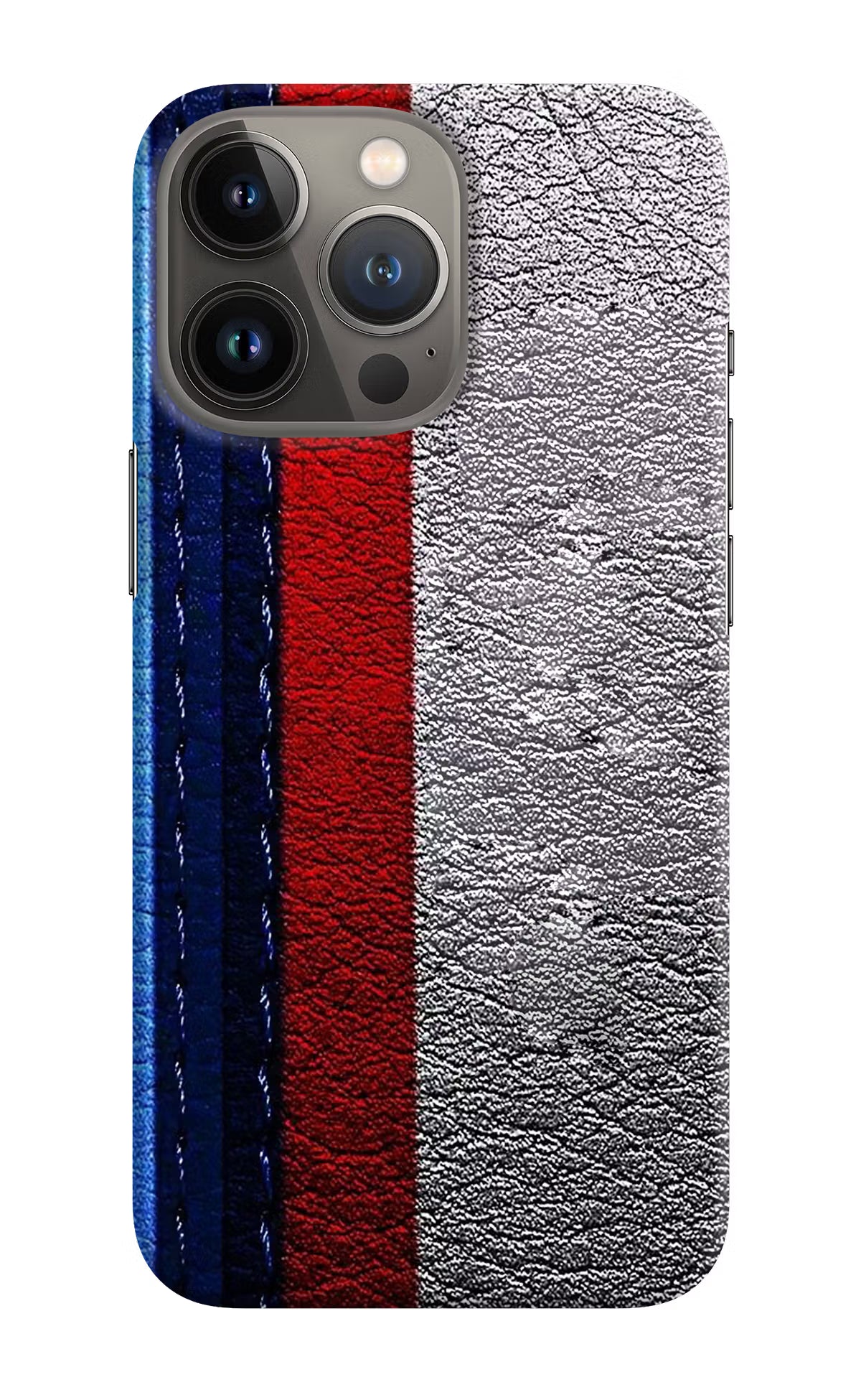 BMW Stripes iPhone 13 Pro Hard Case Back Cover by Casekaro