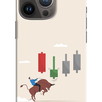 Bull Trading Momentum iPhone 13 Pro Hard Case Back Cover by Casekaro