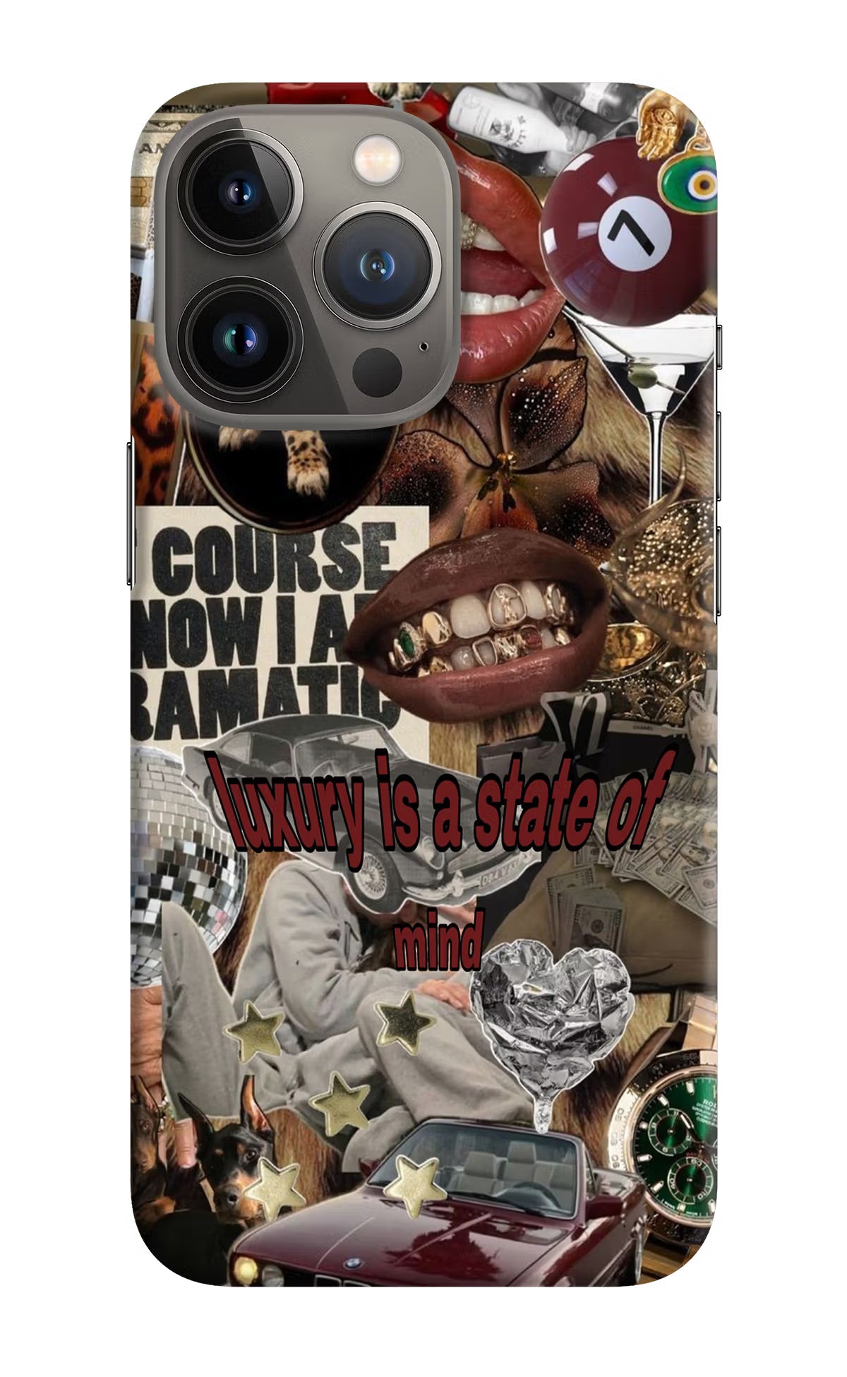 Luxury iPhone 13 Pro Hard Case Back Cover by Casekaro