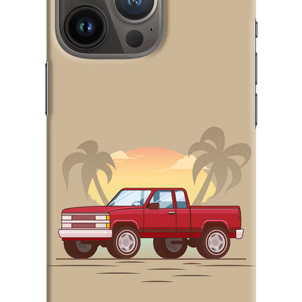 Desert Classic Drive iPhone 13 Pro Hard Case Back Cover by Casekaro