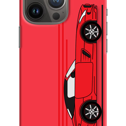 Red Velocity iPhone 13 Pro Hard Case Back Cover by Casekaro
