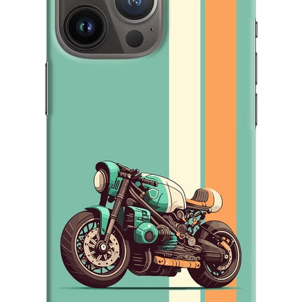 Striped Moto Drift iPhone 13 Pro Hard Case Back Cover by Casekaro