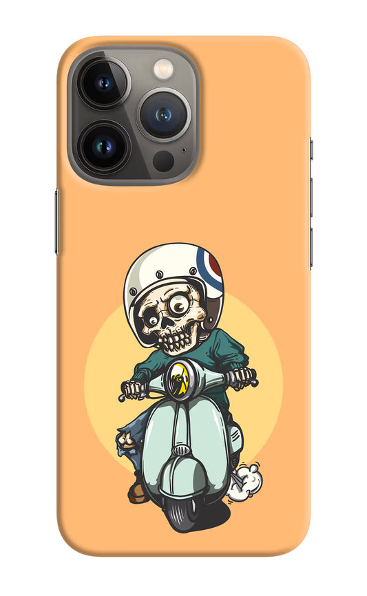 Undead Biker iPhone 13 Pro Hard Case Back Cover by Casekaro