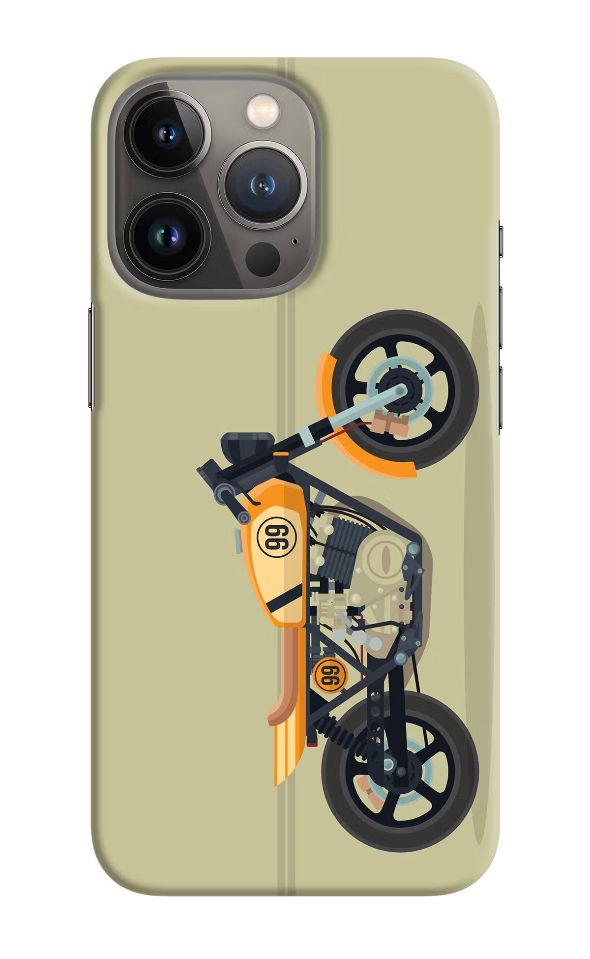 Vertical Speedster iPhone 13 Pro Hard Case Back Cover by Casekaro