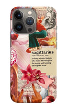 Sagittarius Zodiac iPhone 13 Pro Hard Case Back Cover by Casekaro