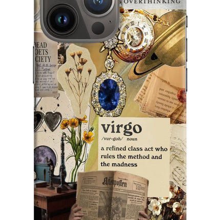 Virgo Zodiac iPhone 13 Pro Hard Case Back Cover by Casekaro