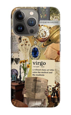 Virgo Zodiac iPhone 13 Pro Hard Case Back Cover by Casekaro