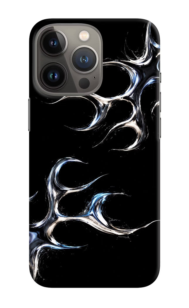 Chrome Tribal iPhone 13 Pro Hard Case Back Cover by Casekaro