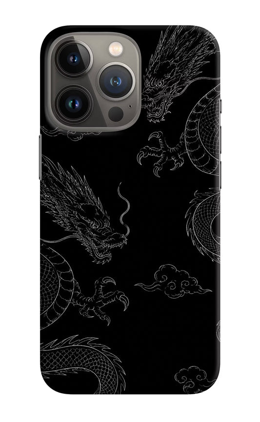 Twin Dragons iPhone 13 Pro Hard Case Back Cover by Casekaro