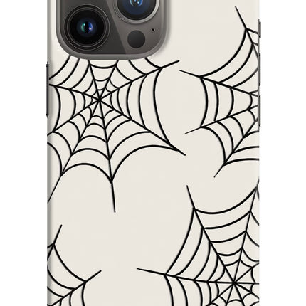 Spider Web iPhone 13 Pro Hard Case Back Cover by Casekaro