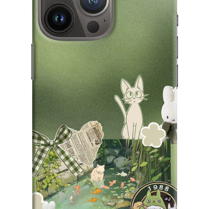 Aesthetic anime iPhone 13 Pro Hard Case Back Cover by Casekaro