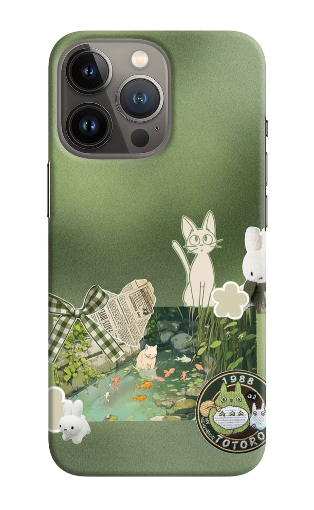 Aesthetic anime iPhone 13 Pro Hard Case Back Cover by Casekaro