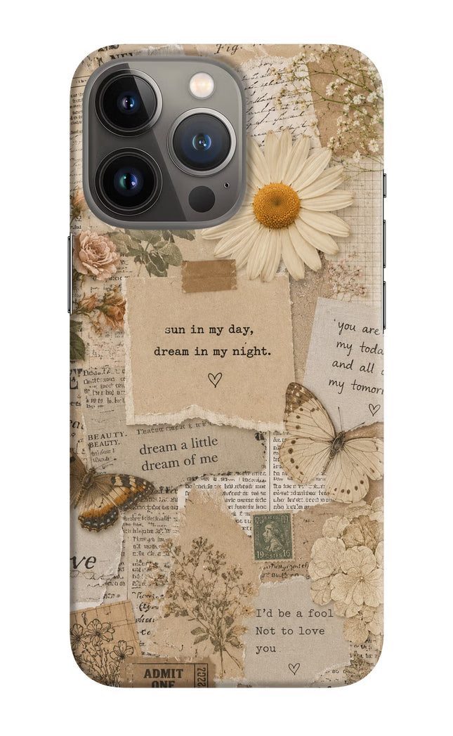 Vintage case iPhone 13 Pro Hard Case Back Cover by Casekaro