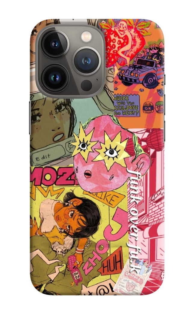 Funkover iPhone 13 Pro Hard Case Back Cover by Casekaro