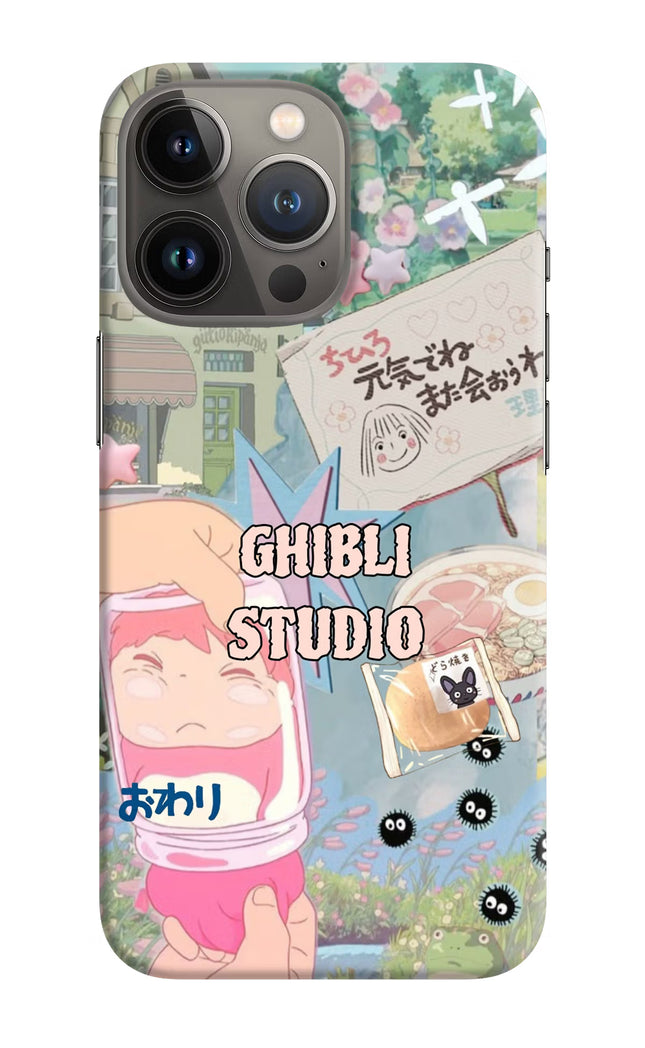 Studio Ghibli iPhone 13 Pro Hard Case Back Cover by Casekaro