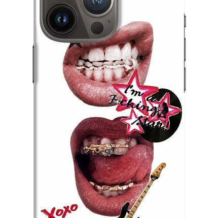 Rockstar iPhone 13 Pro Hard Case Back Cover by Casekaro