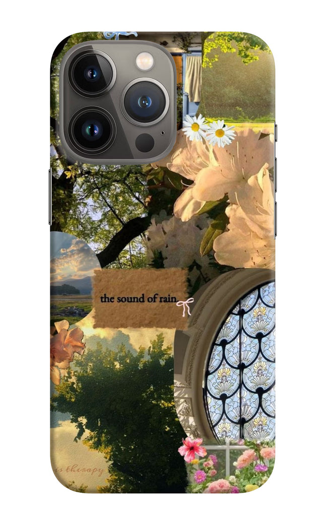 Rain iPhone 13 Pro Hard Case Back Cover by Casekaro