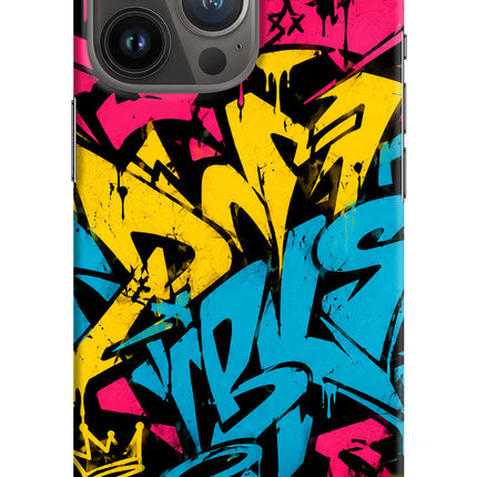 Graffiti Vibe iPhone 13 Pro Hard Case Back Cover by Casekaro