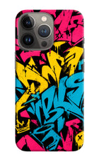 Graffiti Vibe iPhone 13 Pro Hard Case Back Cover by Casekaro