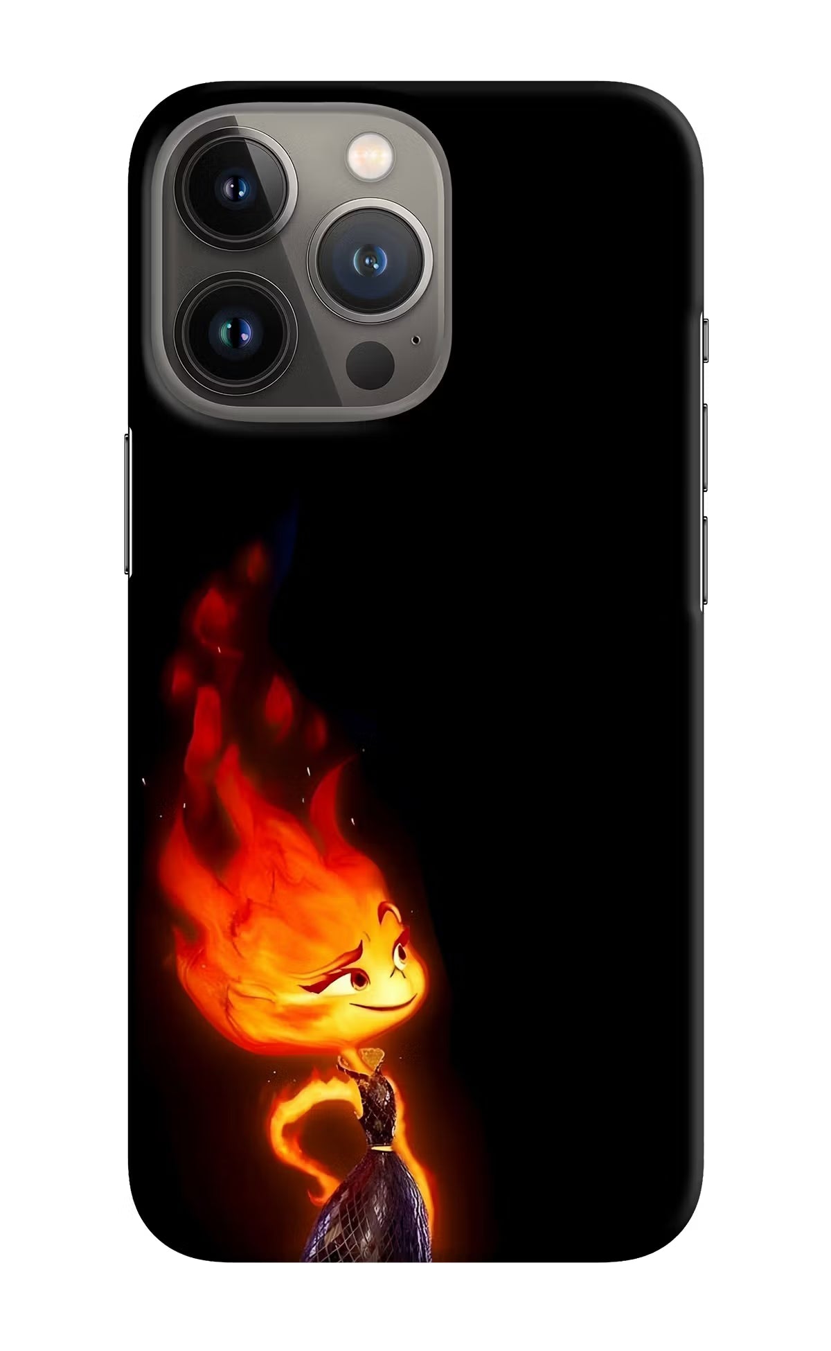 Ember Flame iPhone 13 Pro Hard Case Back Cover by Casekaro
