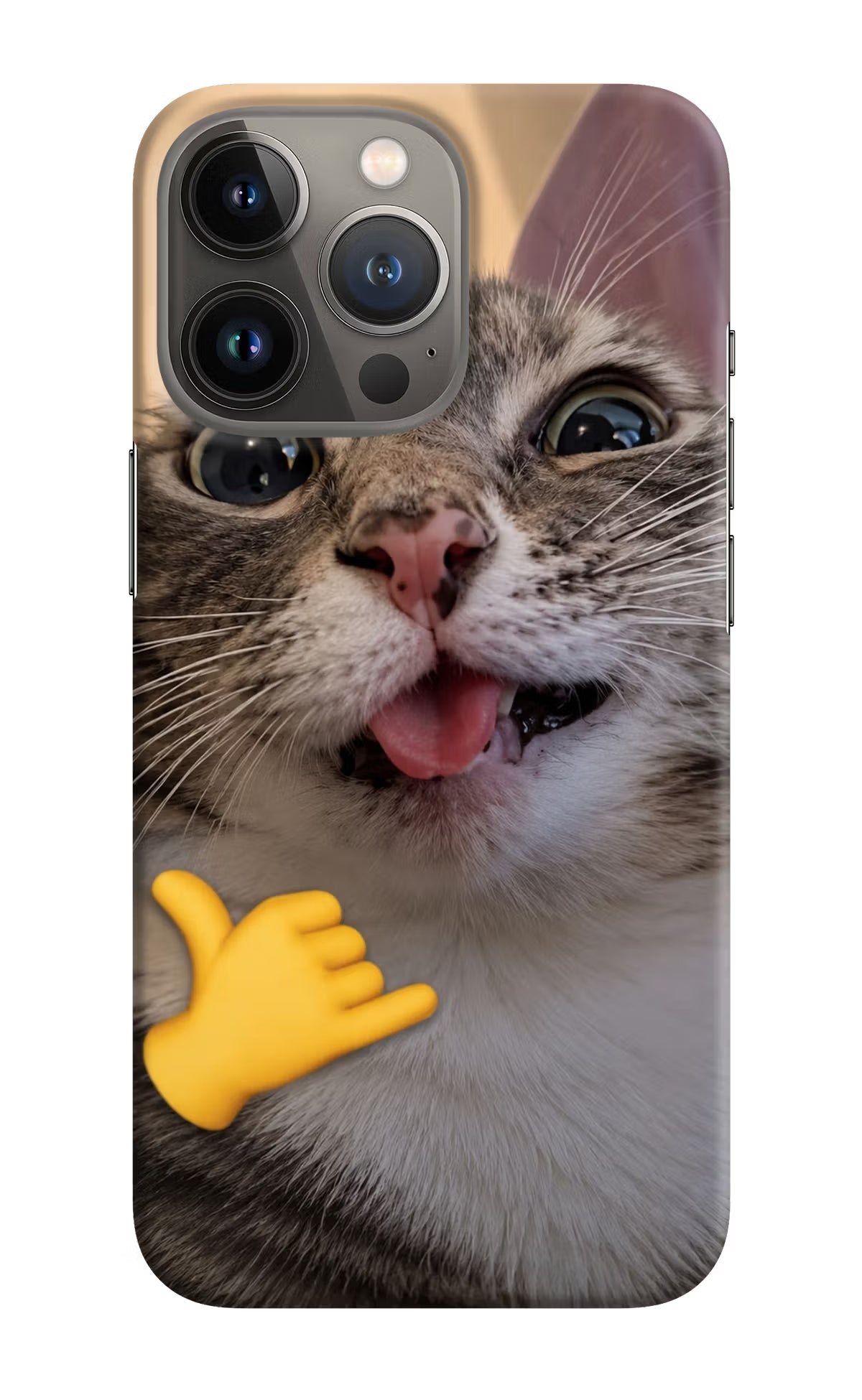 Silly Cat Call iPhone 13 Pro Back Cover