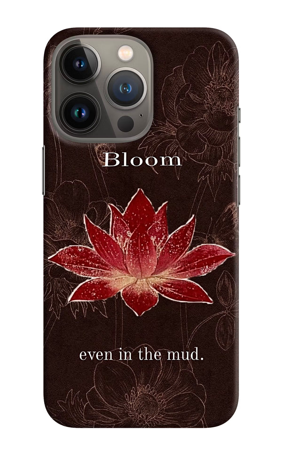 Bloom iPhone 13 Pro Back Cover, Hard case