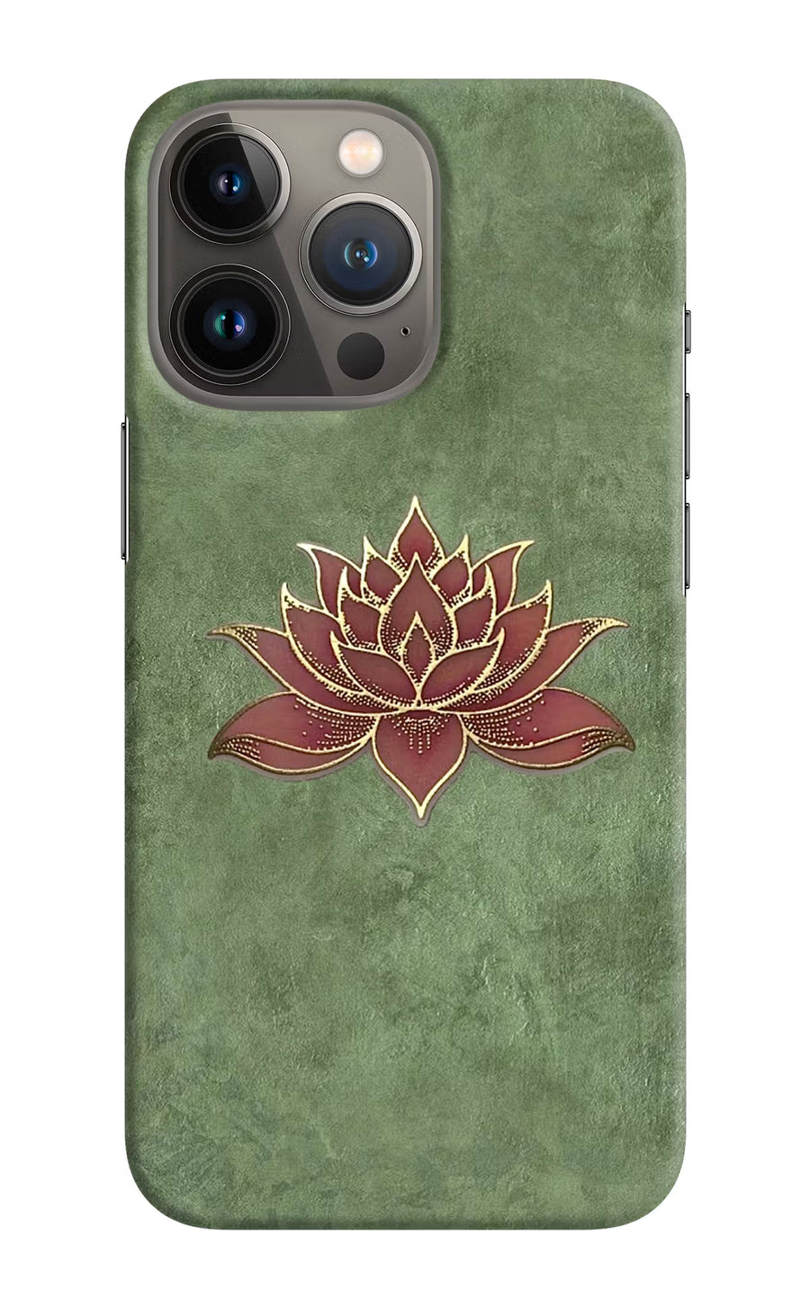Lotus Grace iPhone 13 Pro Back Cover, Hard case