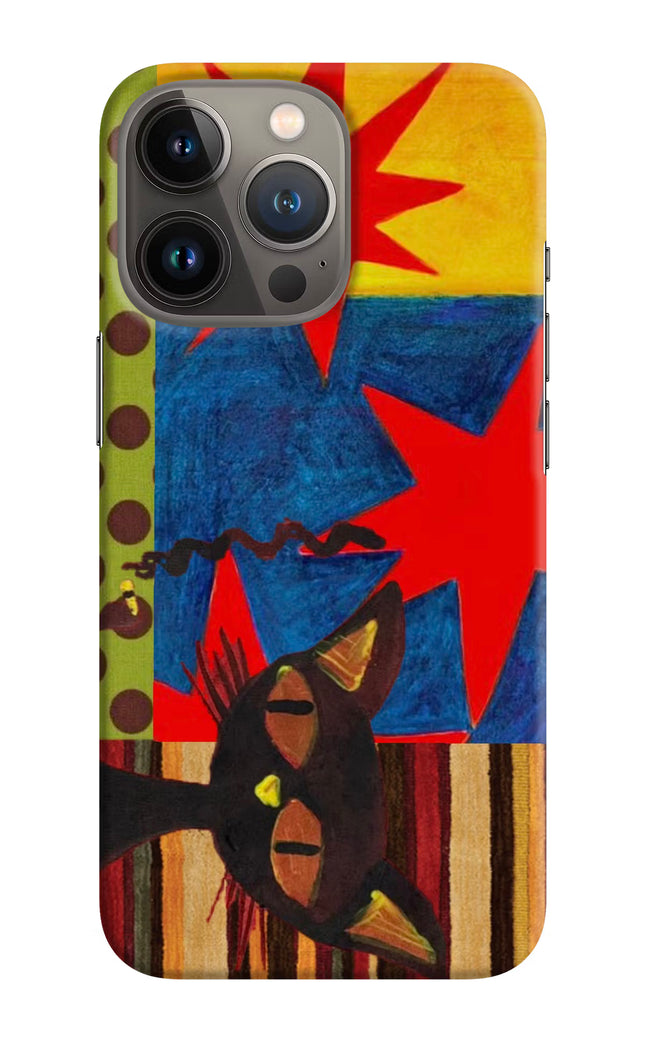 Pop Cat iPhone 13 Pro Hard Case Back Cover by Casekaro