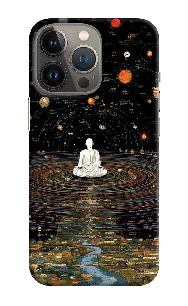 Space Monk iPhone 13 Pro Hard Case Back Cover by Casekaro