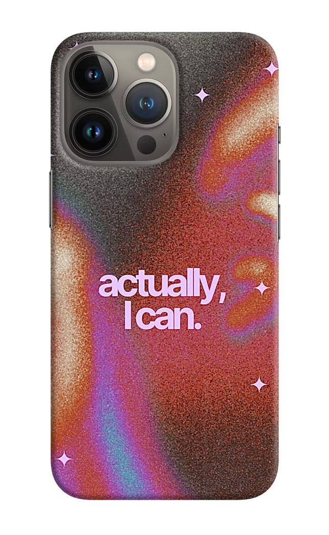 Pink Aura iPhone 13 Pro Hard Case Back Cover by Casekaro
