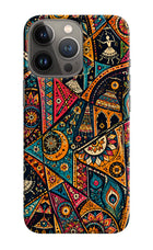 Folk Print iPhone 13 Pro Back Cover