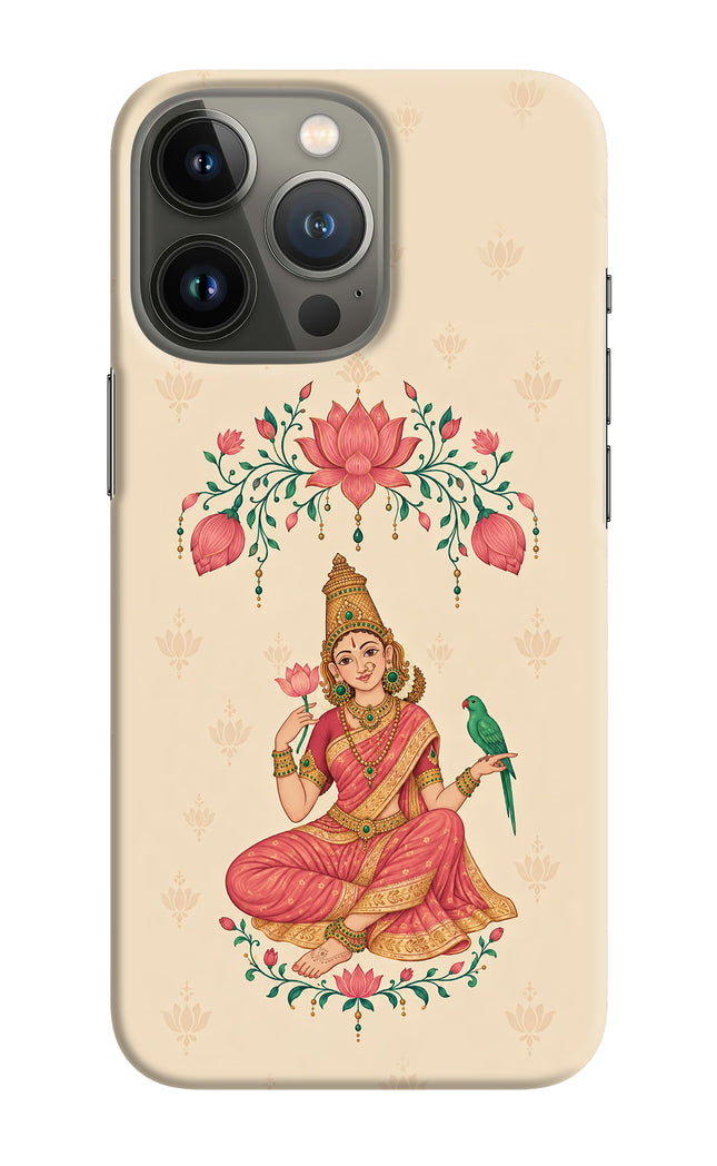 Goddess Lakshmi iPhone 13 Pro Hard Case Back Cover by Casekaro