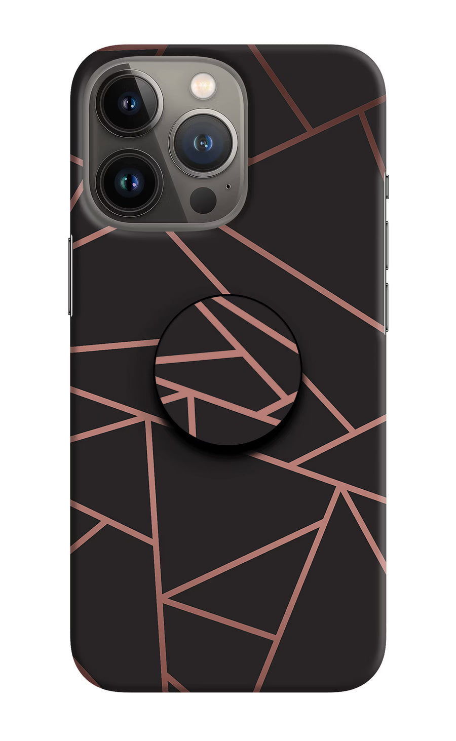 Geometric Pattern iPhone 13 Pro Pop Case, Hard case