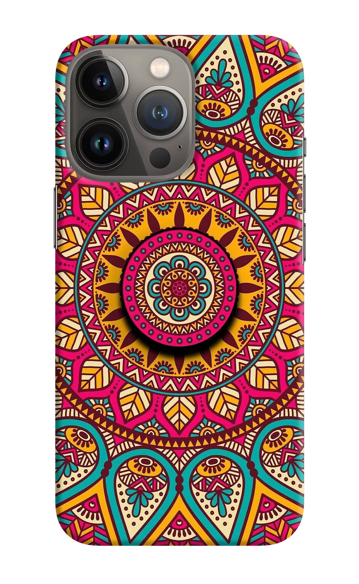 Mandala iPhone 13 Pro Pop Case by Casekaro